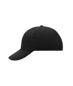 Unisex 6 Panel Raver Cap Black 7690