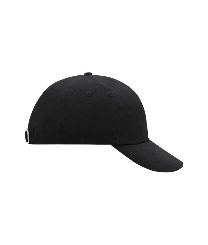 Unisex 6 Panel Raver Cap Black 7690