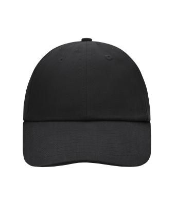 Unisex 6 Panel Raver Cap Black 7690