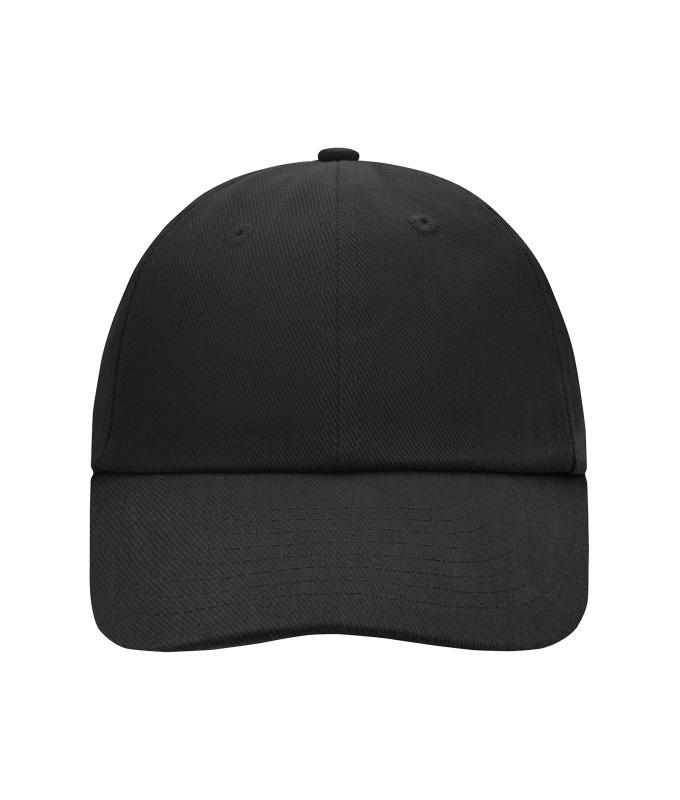 Unisex 6 Panel Raver Cap Black 7690