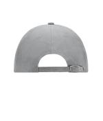 Unisex 6 Panel Raver Cap Light-grey/black 7690