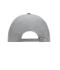 Unisex 6 Panel Raver Cap Light-grey/black 7690
