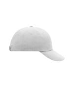 Unisex 6 Panel Raver Cap White 7690