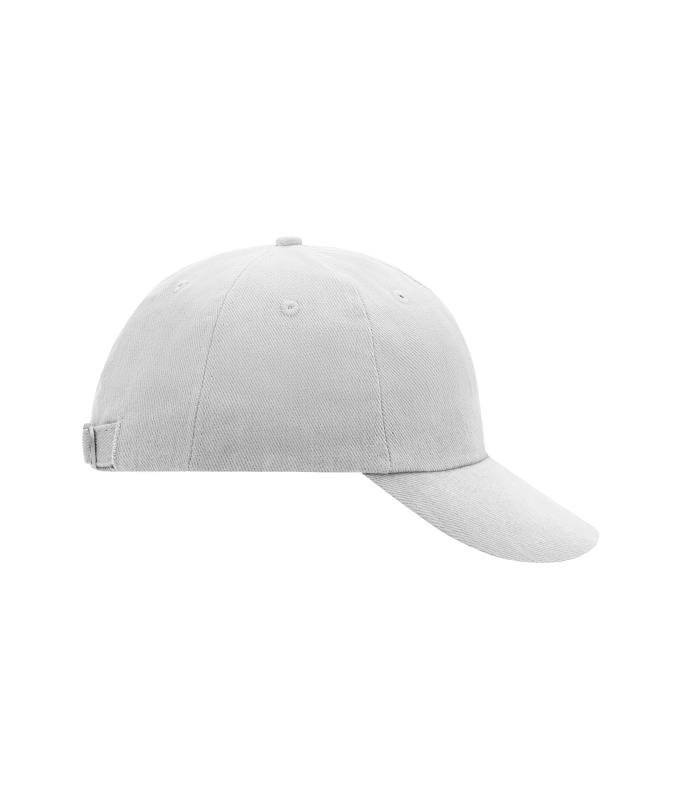 Unisex 6 Panel Raver Cap White 7690