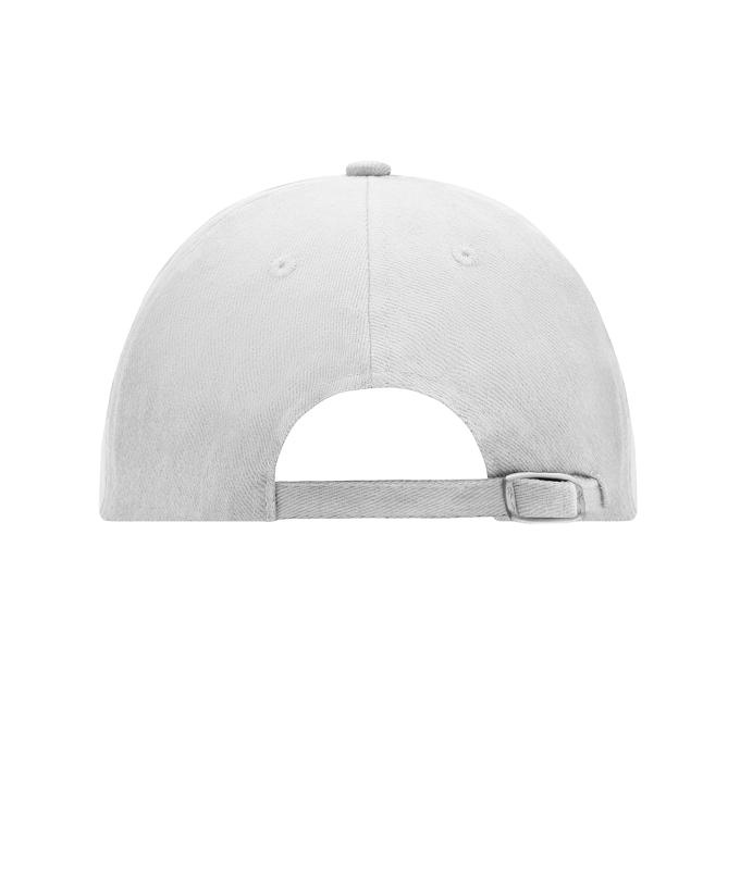 Unisex 6 Panel Raver Cap White 7690