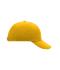 Unisex 6 Panel Raver Cap Gold-yellow 7690