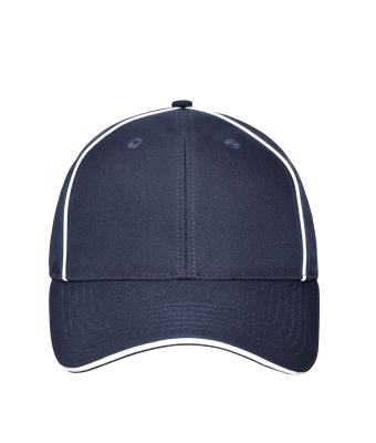 Unisex 6 Panel Workwear Cap - SOLID - Navy 10223