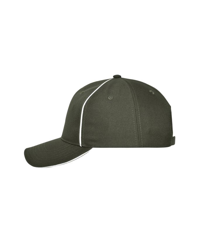 Unisex 6 Panel Workwear Cap - SOLID Olive 10223