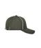 Unisex 6 Panel Workwear Cap - SOLID Olive 10223