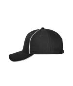 Unisex 6 Panel Workwear Cap - SOLID Black 10223