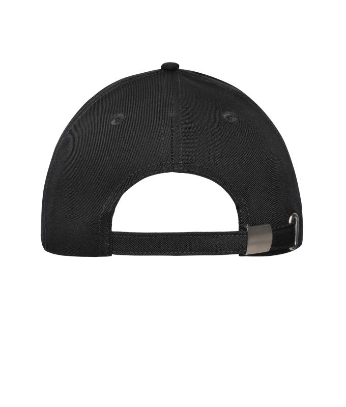 Unisex 6 Panel Workwear Cap - SOLID Black 10223