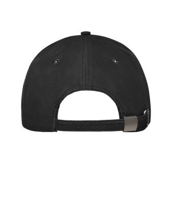 Unisex 6 Panel Workwear Cap - COLOR - Black 10224