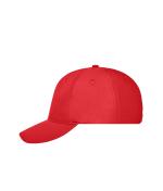 Unisex 6 Panel Workwear Cap - COLOR - Red 10224
