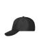 Unisex 6 Panel Workwear Cap - COLOR - Black 10224