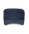Unisex Military Sandwich Cap Navy/white 7899