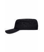 Unisex Military Sandwich Cap Black/dark-grey 7899