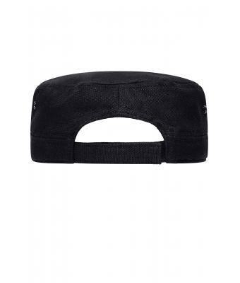 Unisex Military Sandwich Cap Black/red 7899
