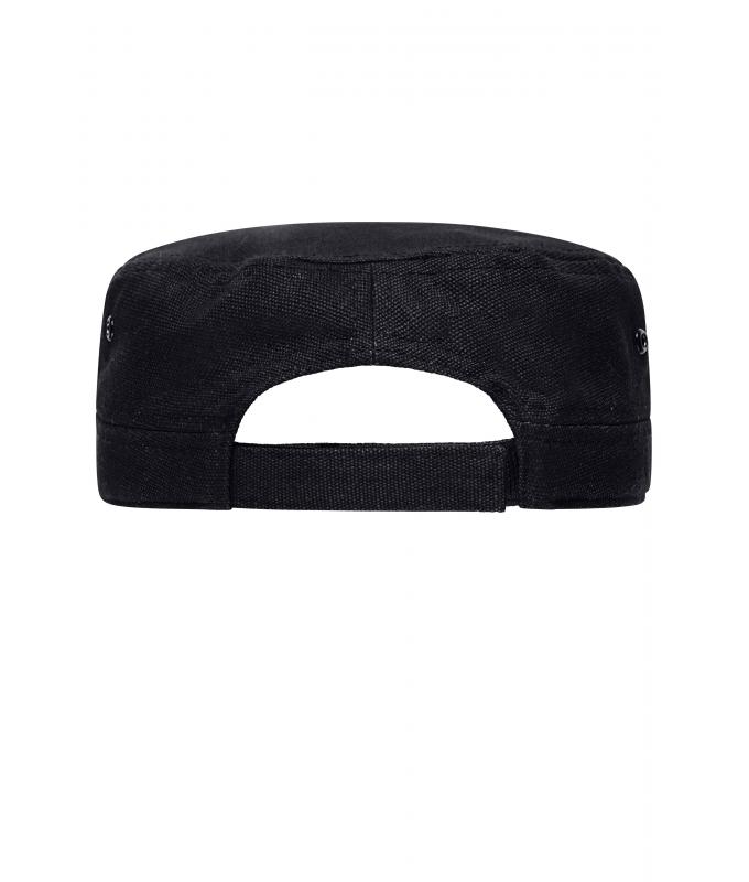 Unisex Military Sandwich Cap Black/red 7899