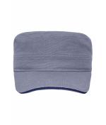 Unisex Military Sandwich Cap Dark-grey/navy 7899