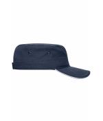 Unisex Military Sandwich Cap Navy/white 7899