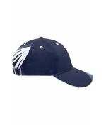 Unisex 6 Panel Craftsmen Cap - STRONG - Navy/navy/white 8146