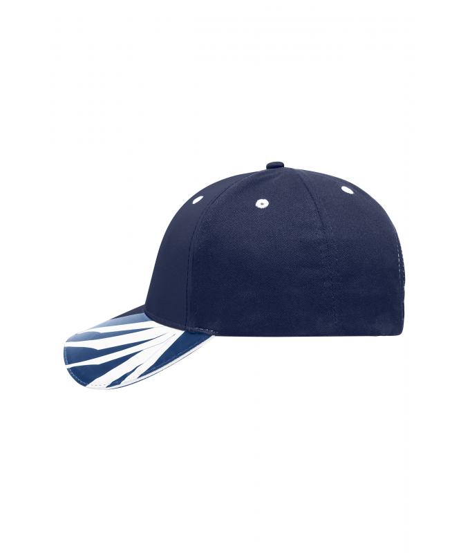 Unisex 6 Panel Craftsmen Cap - STRONG - Navy/navy/white 8146