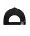 Unisex 6 Panel Workwear Cap - STRONG - Black 8327