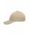 Unisex 6 Panel Workwear Cap - STRONG - Stone 8327