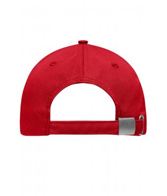 Unisex 6 Panel Workwear Cap - STRONG - Red 8327