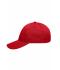 Unisex 6 Panel Workwear Cap - STRONG - Red 8327