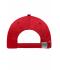 Unisex 6 Panel Workwear Cap - STRONG - Red 8327