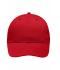 Unisex 6 Panel Workwear Cap - STRONG - Red 8327