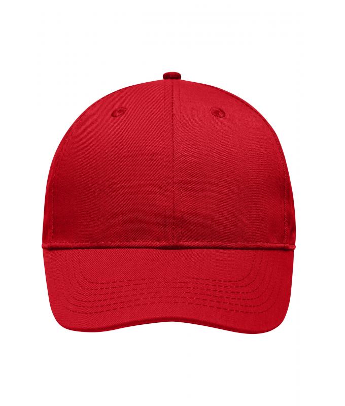 Unisex 6 Panel Workwear Cap - STRONG - Red 8327