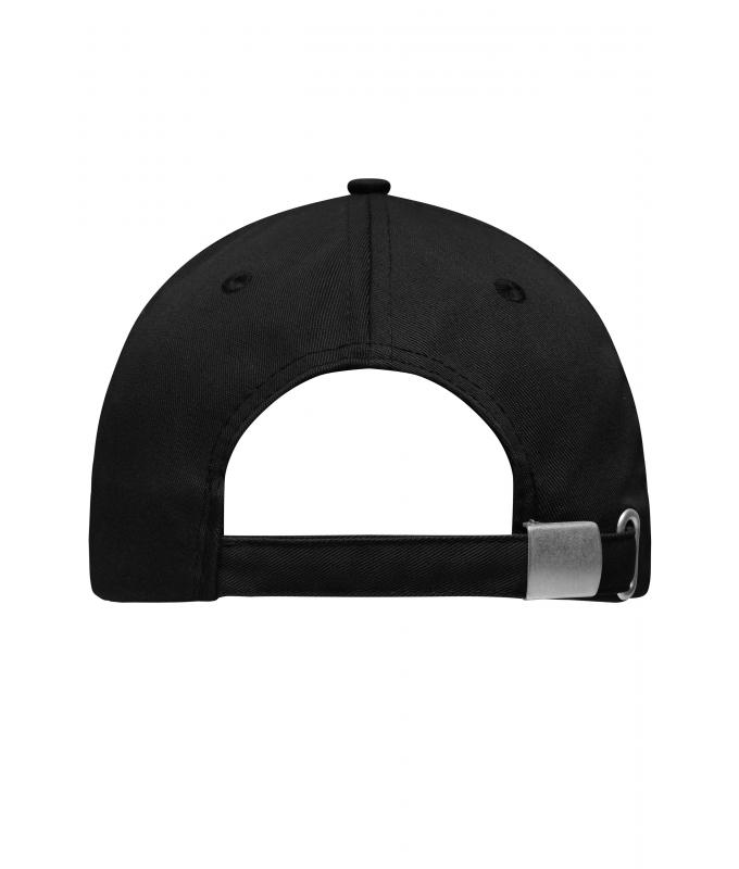 Unisex 6 Panel Workwear Cap - STRONG - Black 8327