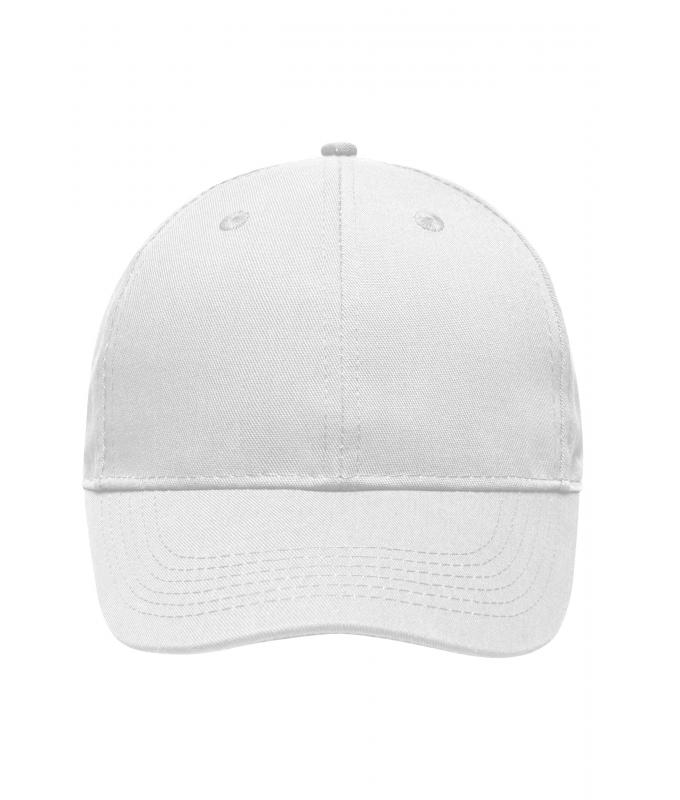 Unisex 6 Panel Workwear Cap - STRONG - White 8327