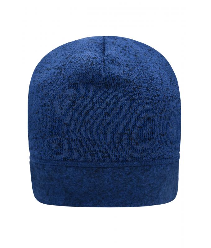 Unisex Knitted Fleece Workwear Beanie - STRONG - Royal-melange/navy 8519