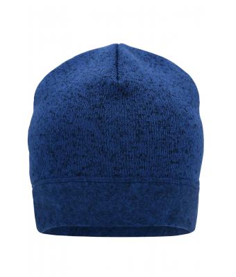Unisex Knitted Fleece Workwear Beanie - STRONG - Royal-melange/navy 8519