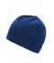 Unisex Knitted Fleece Workwear Beanie - STRONG - Royal-melange/navy 8519