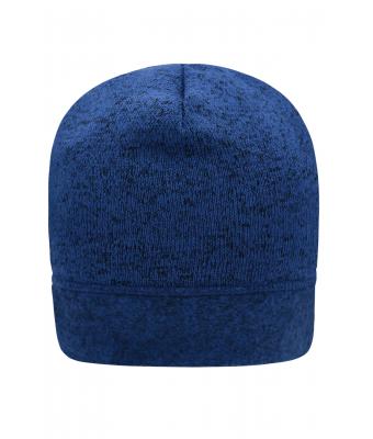 Unisex Knitted Fleece Workwear Beanie - STRONG - Royal-melange/navy 8519