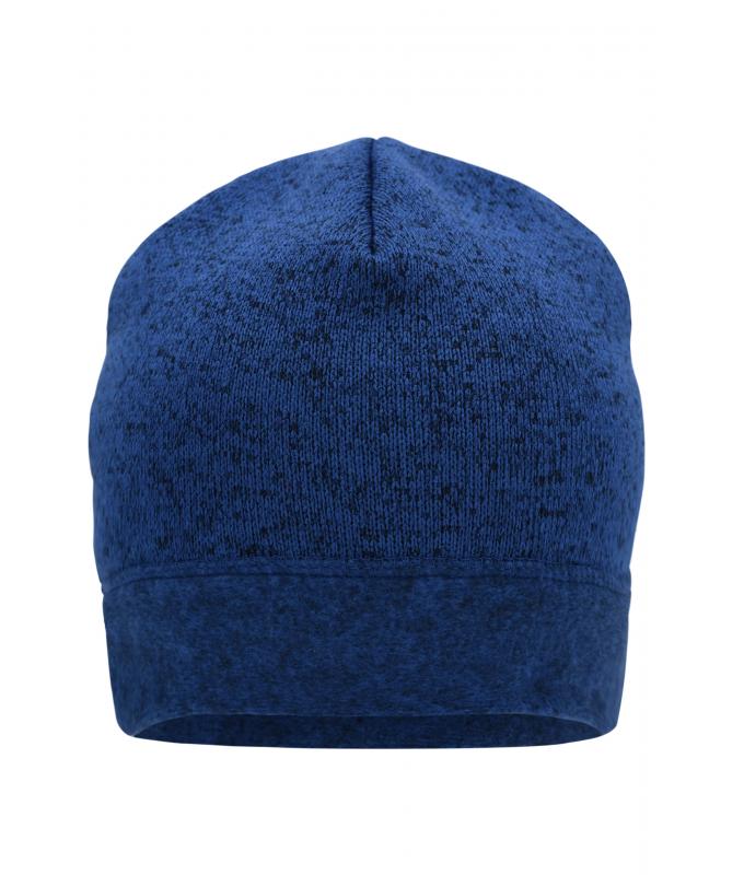 Unisex Knitted Fleece Workwear Beanie - STRONG - Royal-melange/navy 8519