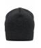 Unisex Knitted Fleece Workwear Beanie - STRONG - Carbon-melange/black 8519