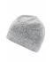 Unisex Knitted Fleece Workwear Beanie - STRONG - White-melange/carbon 8519
