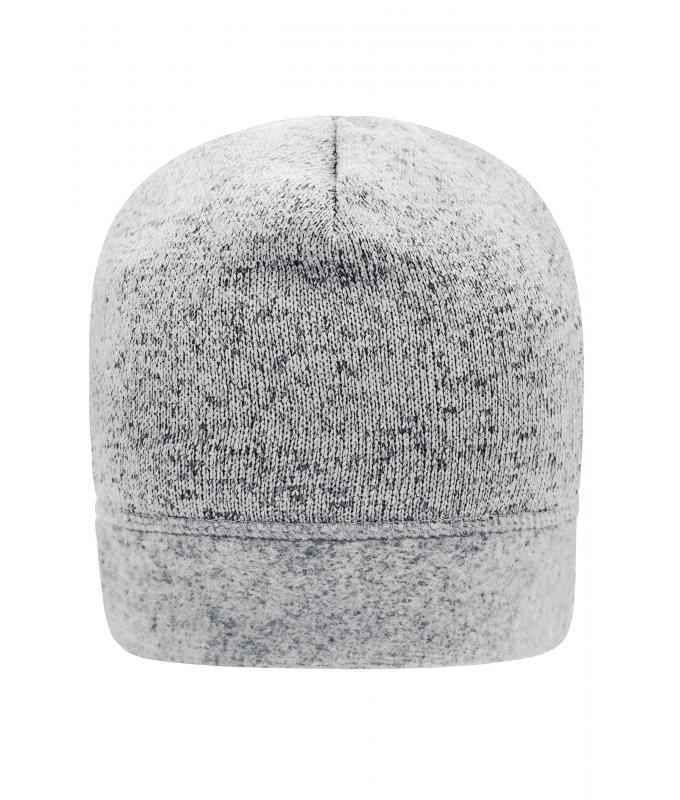 Unisex Knitted Fleece Workwear Beanie - STRONG - White-melange/carbon 8519