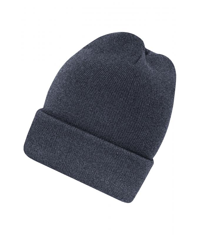 Unisex High Brim Beanie Grey-melange 10428