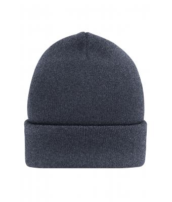 Unisex High Brim Beanie Grey-melange 10428