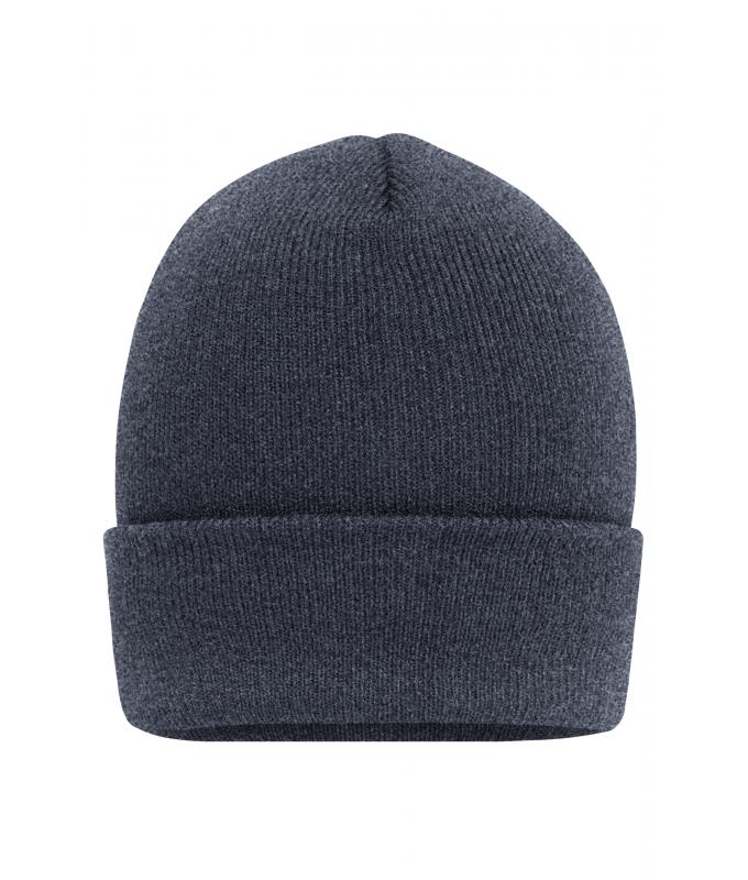 Unisex High Brim Beanie Grey-melange 10428