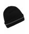 Unisex Reflective Beanie Black/silver 8702