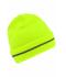 Unisex Reflective Beanie Bright-yellow/silver 8702