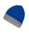 Unisex Reversible Beanie Royal/grey-heather 11118