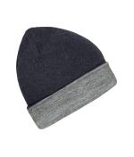 Unisex Reversible Beanie Grey-melange/grey-heather 11118